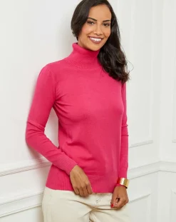 Soft Cashmere Pulls|Pull en Cachemire mélangé Alexia fushia