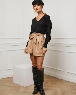 Fleur de cachemire Pulls|Pull en Cachemire mélangé Abigael noir