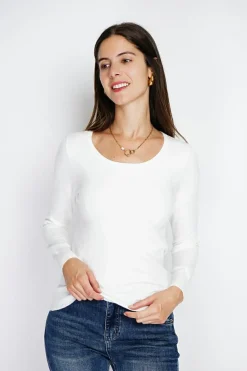 Assuili Pulls|Pull en Cachemire mélangé col rond naturel