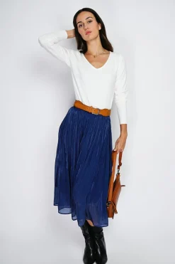 Assuili Pulls|Pull en Cachemire mélangé col V naturel