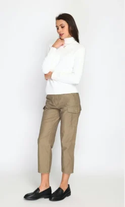 C&Jo Pulls|Pull en Cachemire mélangé col roulé fourré thermique naturel