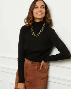 Soft Cashmere Pulls|Pull en Cachemire mélangé Ilyana noir