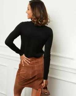 Soft Cashmere Pulls|Pull en Cachemire mélangé Ilyana noir