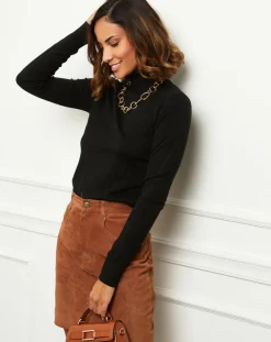 Soft Cashmere Pulls|Pull en Cachemire mélangé Ilyana noir