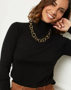 Soft Cashmere Pulls|Pull en Cachemire mélangé Ilyana noir