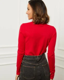Soft Cashmere Pulls|Pull en Cachemire mélangé Ilyana rouge