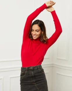 Soft Cashmere Pulls|Pull en Cachemire mélangé Ilyana rouge