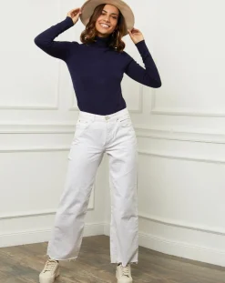 Soft Cashmere Pulls|Pull en Cachemire mélangé Ilyana marine