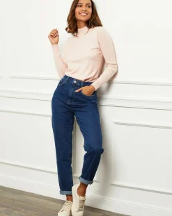 Soft Cashmere Pulls|Pull en Cachemire mélangé Louna rose pâle