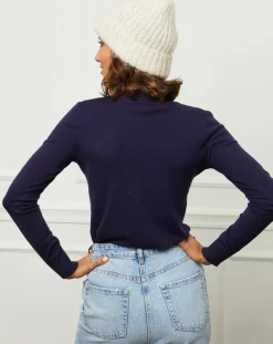 Soft Cashmere Pulls|Pull en Cachemire mélangé Louna marine