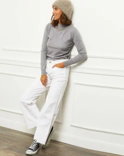 Soft Cashmere Pulls|Pull en Cachemire mélangé Louna gris