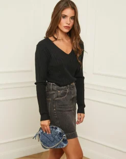 Soft Cashmere Pulls|Pull en Cachemire mélangé Marta noir