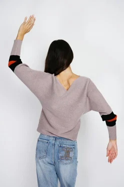 Assuili Pulls|Pull en Cachemire mélangé ras du cou désert