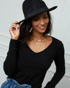 Soft Cashmere Pulls|Pull en Cachemire mélangé Romy noir