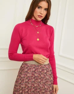 Soft Cashmere Pulls|Pull en Cachemire mélangé Senda fuchsia