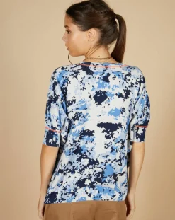 Cashmere Tribu Pulls|Pull en Coton & Cachemire Maya à motif nuit