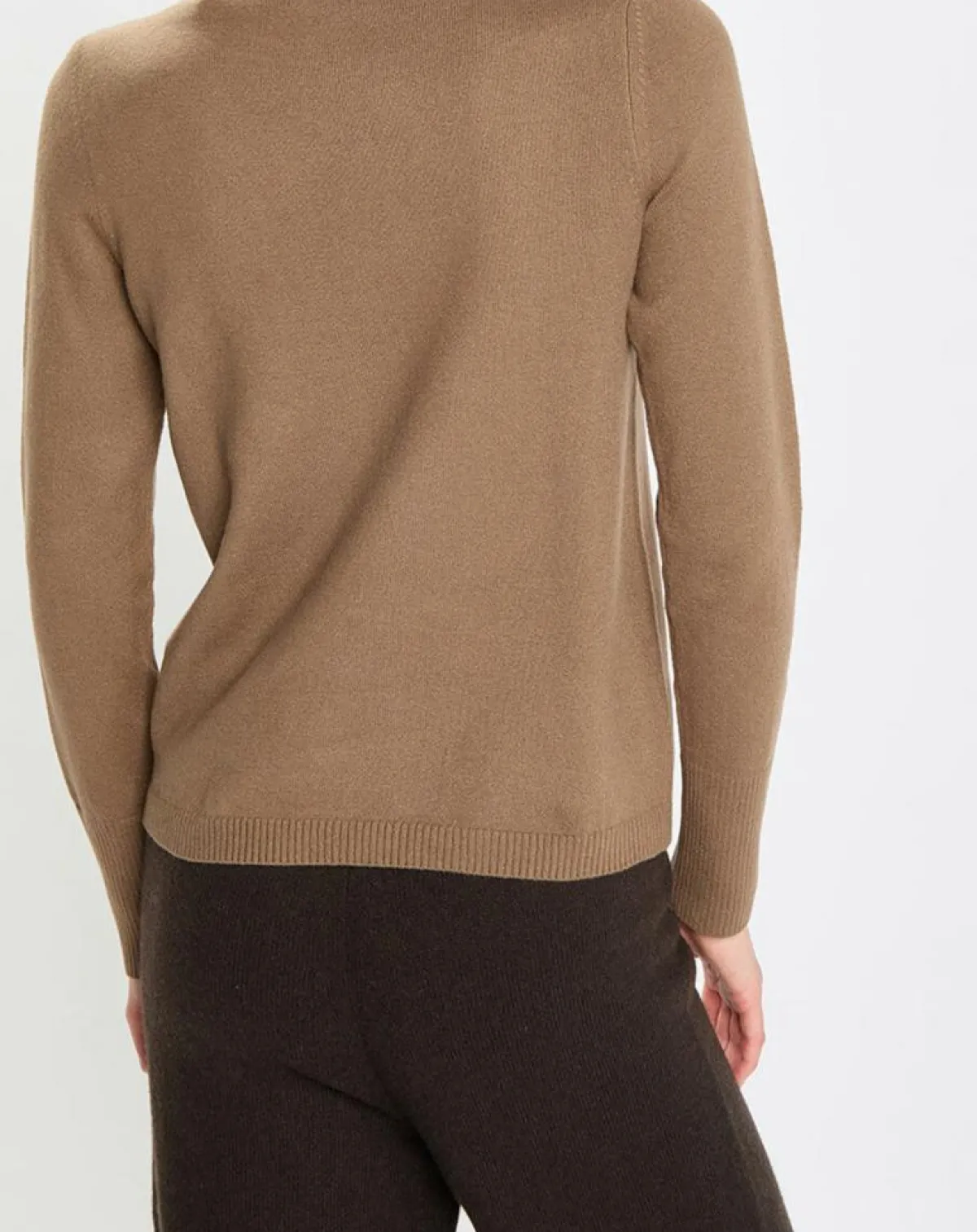 Marc O'Polo Pulls|Pull en Coton, Laine & Alpaga mélangés Basique marron