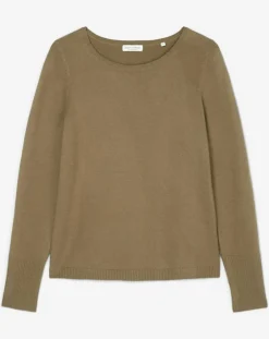 Marc O'Polo Pulls|Pull en Coton, Laine & Alpaga mélangés Basique marron