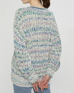 Isabel Marant Pulls|Pull en grosse maille Allen multicolore