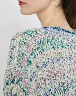 Isabel Marant Pulls|Pull en grosse maille Allen multicolore