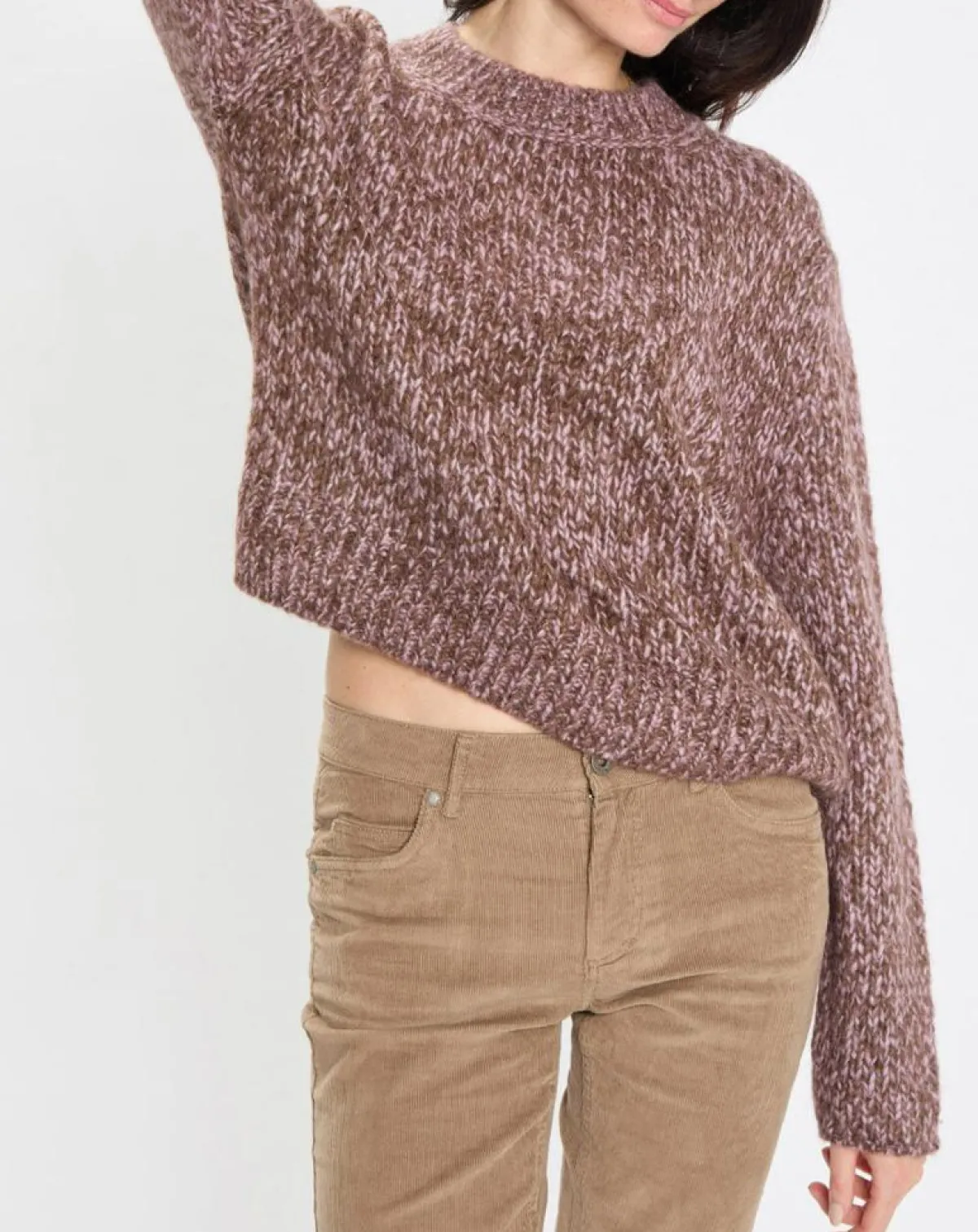 Marc O'Polo Pulls|Pull en Laine & Alpaga mélangés marron