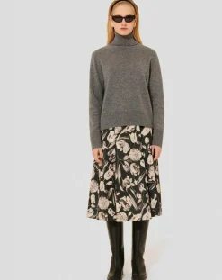 Tara Jarmon Pulls|Pull en Laine & Alpaga Palia gris chiné