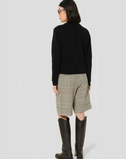 Tara Jarmon Pulls|Pull en Laine & Alpaga Prisca charcoal