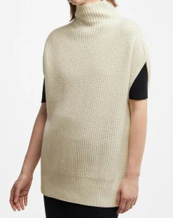 Galeries Lafayette Pulls|Pull en Laine & Cachemire col montant Shanghai écru