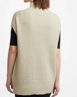 Galeries Lafayette Pulls|Pull en Laine & Cachemire col montant Shanghai écru