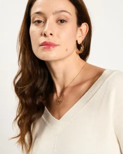 Lauren Vidal Pulls|Pull en Laine & Cachemire mélangés Naos crème