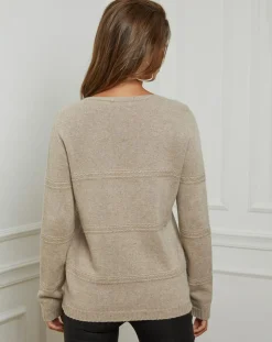 La Petite Parisienne Pulls|Pull en Laine & Cachemire mélangés Grant camel