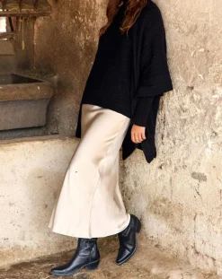 Lauren Vidal Pulls|Pull en Laine & Cachemire Nox noir