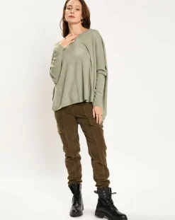 Lauren Vidal Pulls|Pull en Laine & Cachemire mélangés Naos amande