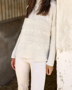 Lauren Vidal Pulls|Pull en Laine & Cachemire Nox crème