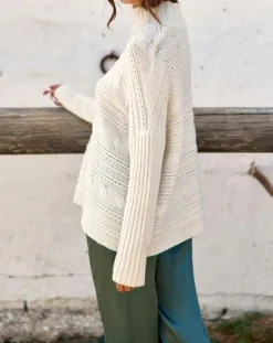 Lauren Vidal Pulls|Pull en Laine & Cachemire Nox crème