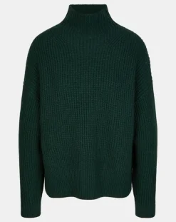 Galeries Lafayette Pulls|Pull en Laine & Cachemire Sydney vert foncé