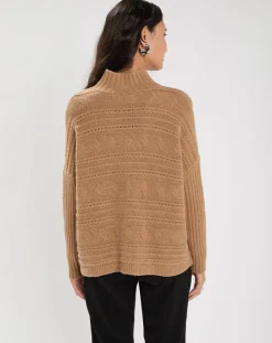 Lauren Vidal Pulls|Pull en Laine & Cachemire Nox ocre