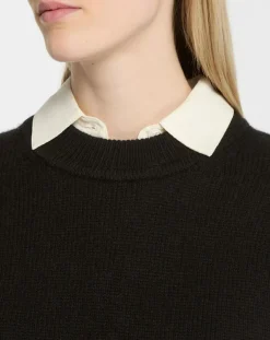 Galeries Lafayette Pulls|Pull en Laine & Cachemire Solal noir