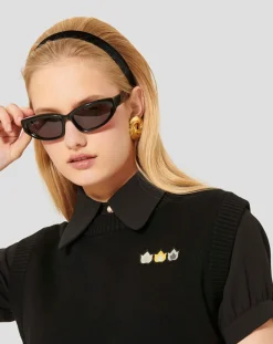 Tara Jarmon Pulls|Pull en Laine & Coton Bio Pimprenelle charcoal