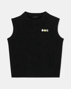 Tara Jarmon Pulls|Pull en Laine & Coton Bio Pimprenelle charcoal