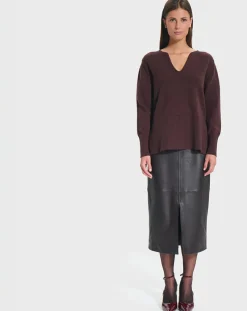 Zapa Pulls|Pull en Laine & Coton Nalani chocolat