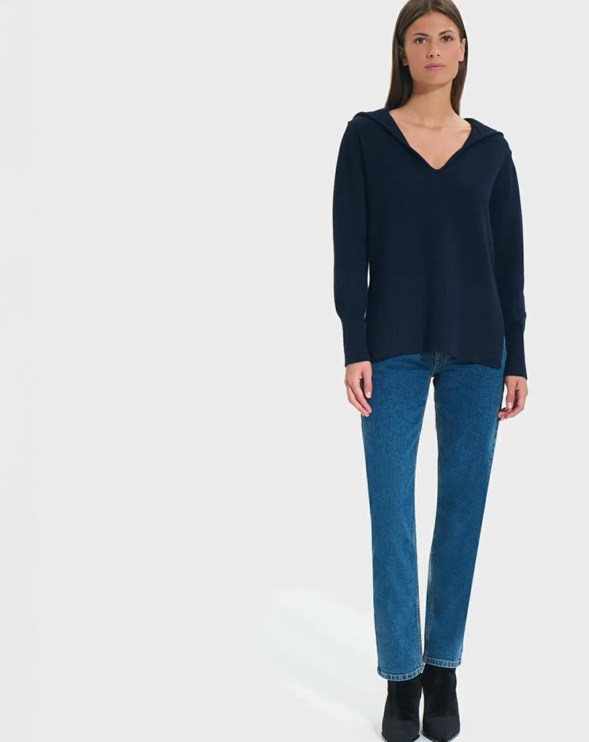 Zapa Pulls|Pull en Laine & Coton Novalie nocturne