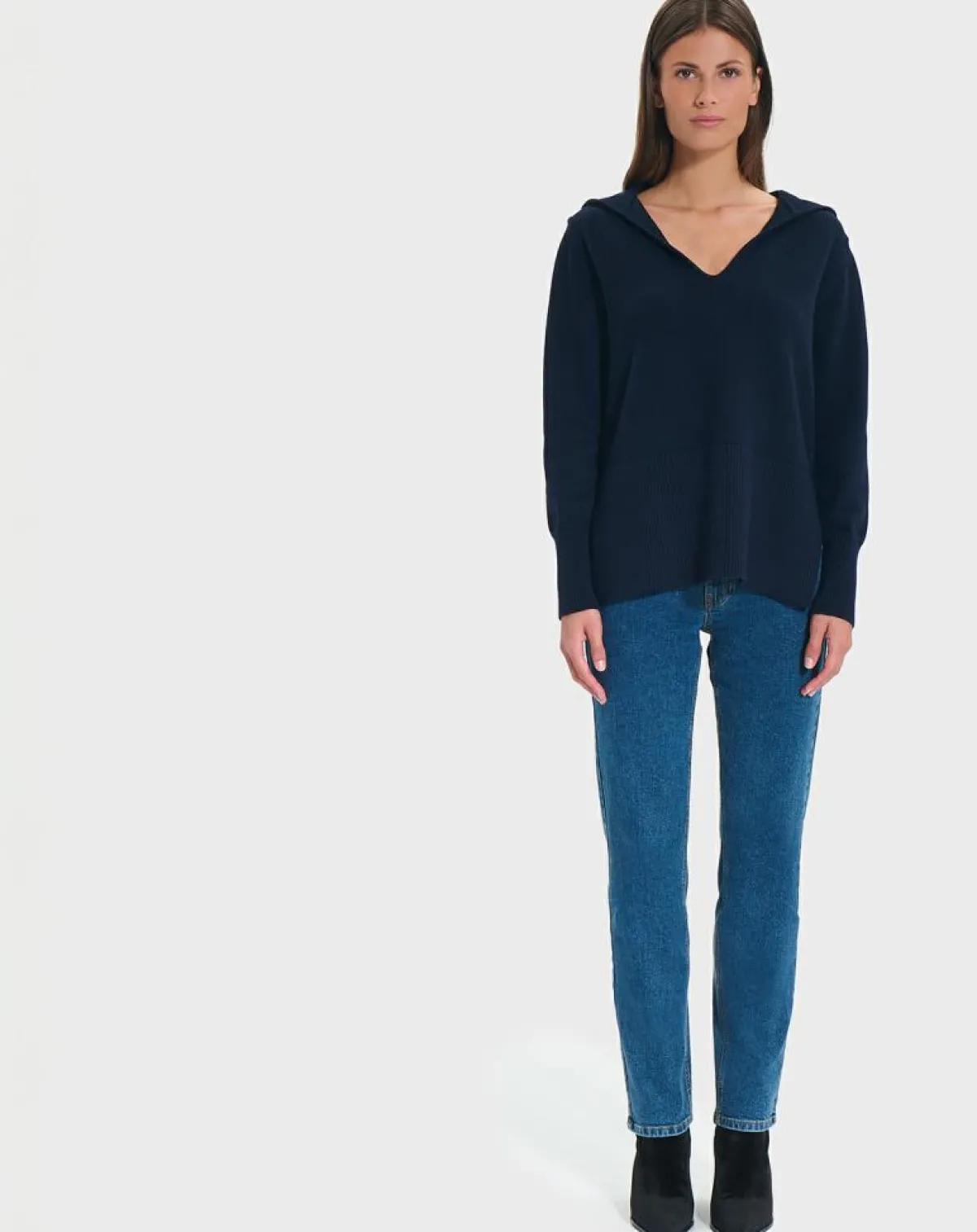 Zapa Pulls|Pull en Laine & Coton Novalie nocturne