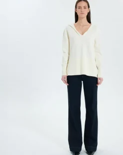 Zapa Pulls|Pull en Laine & Coton Novalie écru
