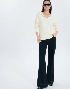 Zapa Pulls|Pull en Laine & Coton Novalie écru