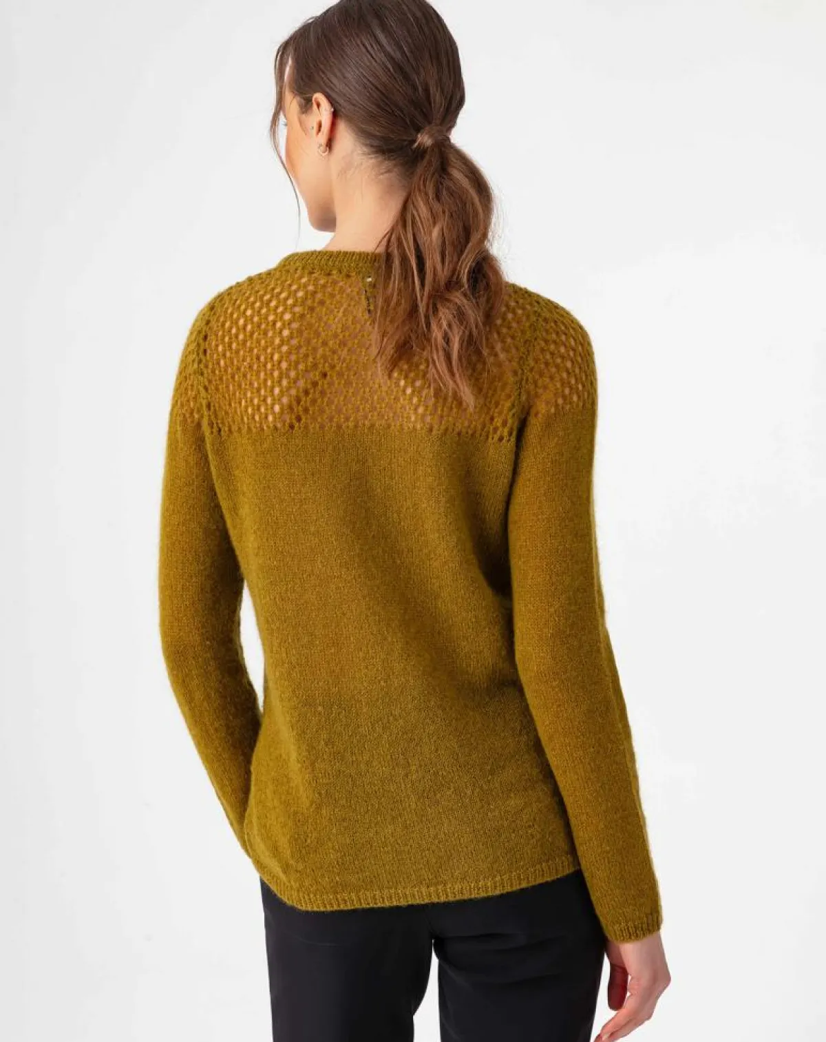 Indies Pulls|Pull en Laine & Mohair mélangés Cleo curry