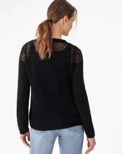 Indies Pulls|Pull en Laine & Mohair mélangés Cleo noir