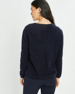 Lauren Vidal Pulls|Pull en Laine & Mohair mélangés Seven encre