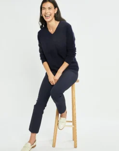 Lauren Vidal Pulls|Pull en Laine & Mohair mélangés Seven encre