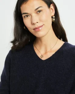 Lauren Vidal Pulls|Pull en Laine & Mohair mélangés Seven encre